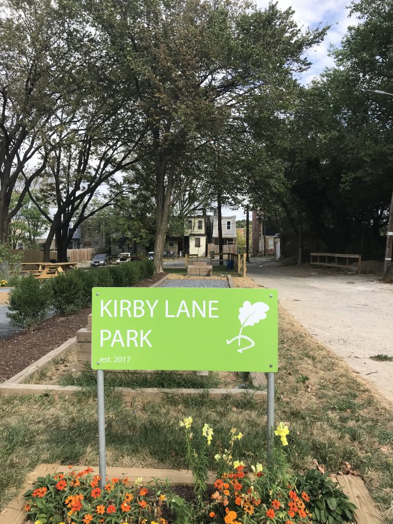Grants awarded to Friends of Kirby Lane Park for landscaping, horseshoe pit, and mural