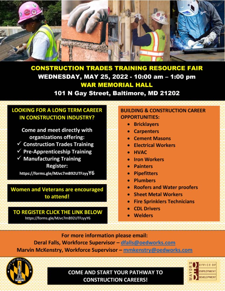 Construction Trades Training Resource Fair – Southwest Partnership