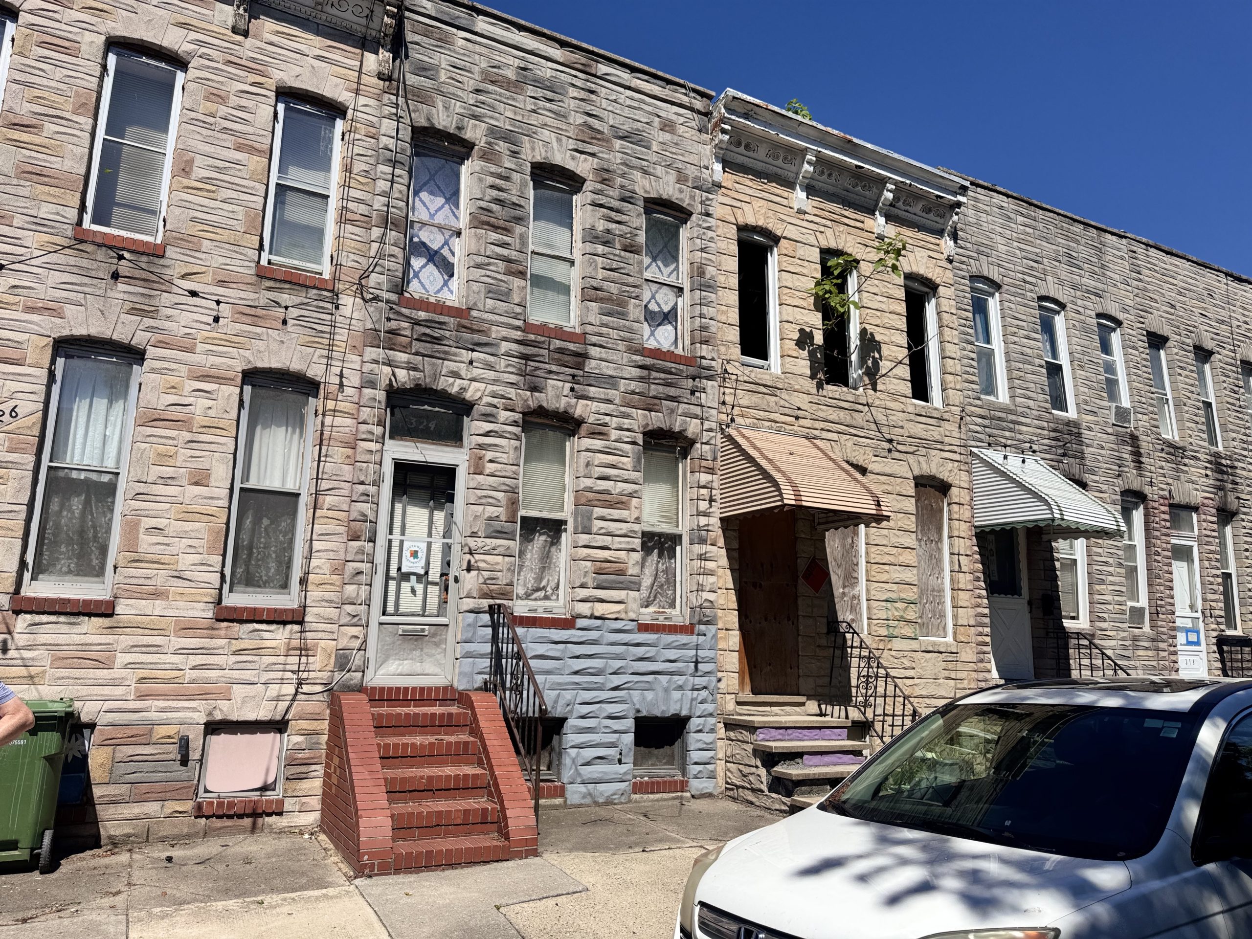 A photo of Southwest Partnerships most recently acquired property in the Mt. Clare neighborhood. 